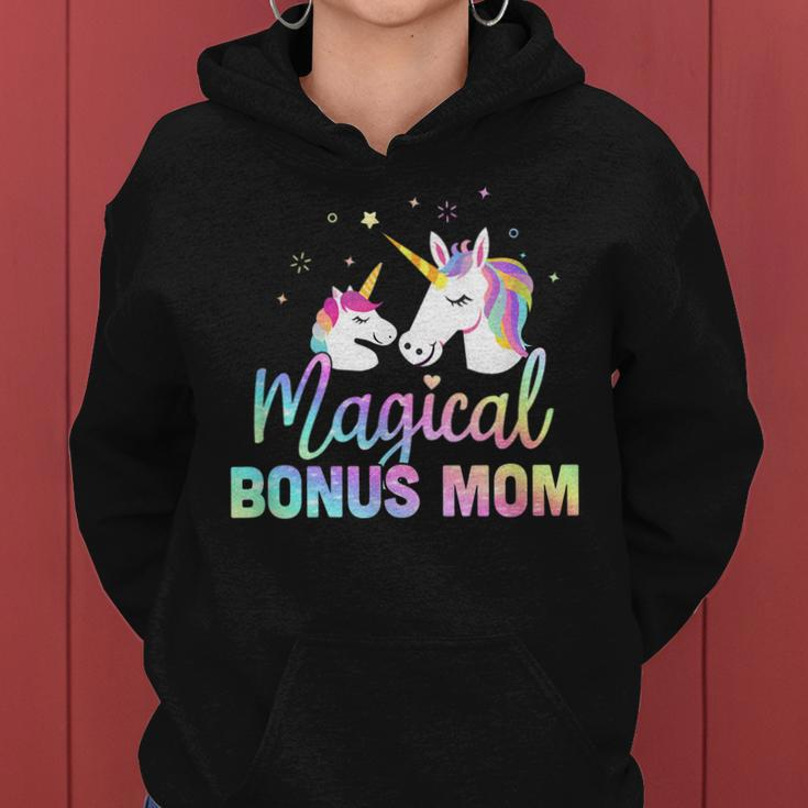 Funny Stepmom Gift Magical Bonus Mom Unicorn Women Hoodie