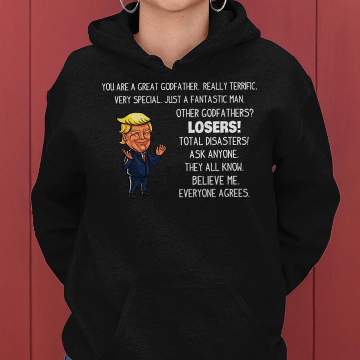 Funny Trump Gifts For Godfather God Father Gag Gift Gift For Mens Women Hoodie