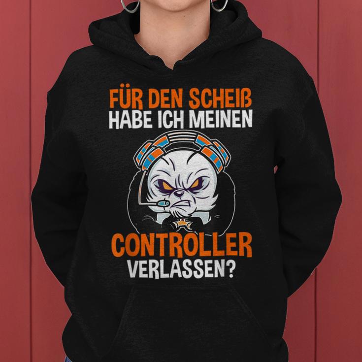 Gamer Zocker Controller Lustiges Gaming Zocken Games Spruch Frauen Hoodie