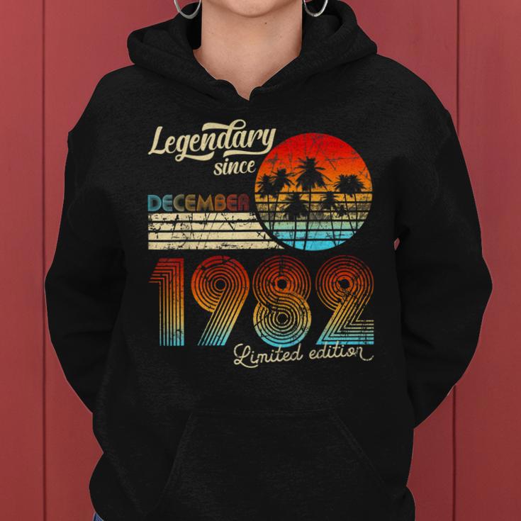 Geburtstag Legendary Since Dezember 1982 Geschenk Frauen Hoodie