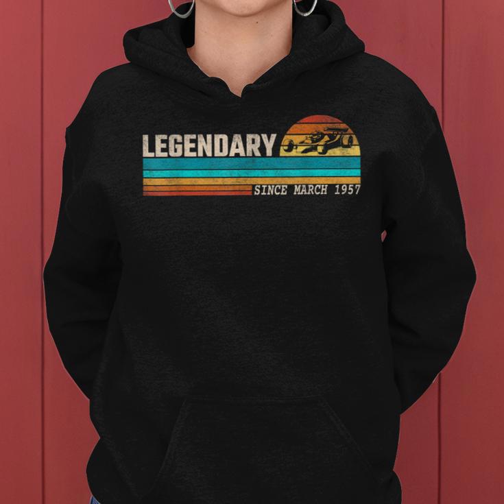 Gokart Driver Legend Seit März 1957 Geburtstag Frauen Hoodie