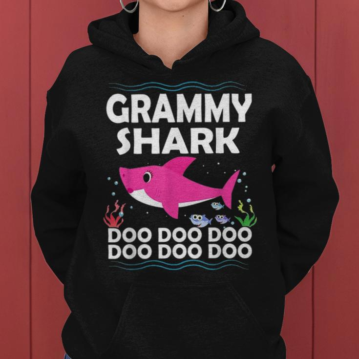 Grammy Shark Doo Doo Funny Gift Idea For Mother & Wife Women Hoodie