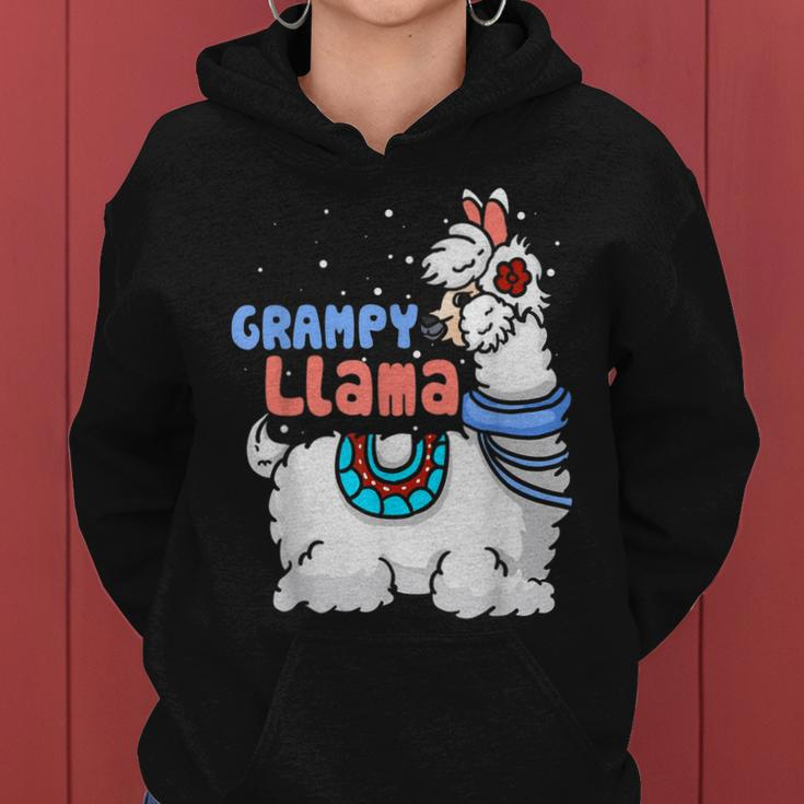 Grampy Lama Passender Familien-Weihnachts-Pyjama Geschenke Frauen Hoodie