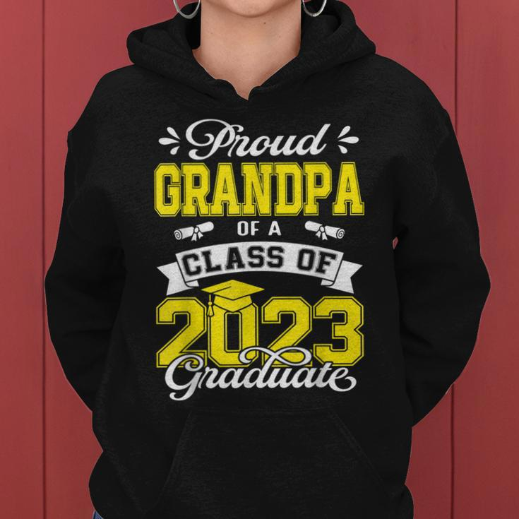 Grandpa Senior 2023 Proud Grandpa Of 2023 Graduate Women Hoodie
