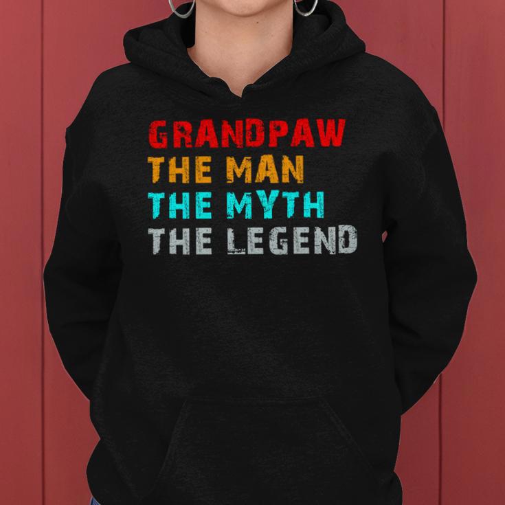 Grandpaw The Man The Myth The Legend Women Hoodie