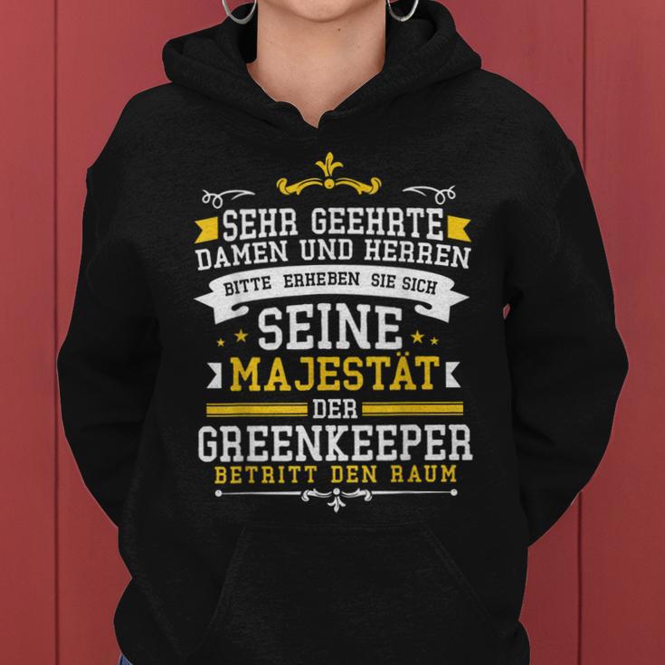 Greenkeeper Geschenk Fußball Rasenplatz Pflege Sprüche Frauen Hoodie