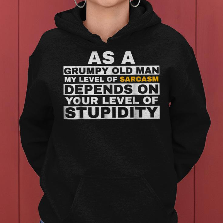Grumpy Old Man Sarcastic Funny Gift For Mens Women Hoodie