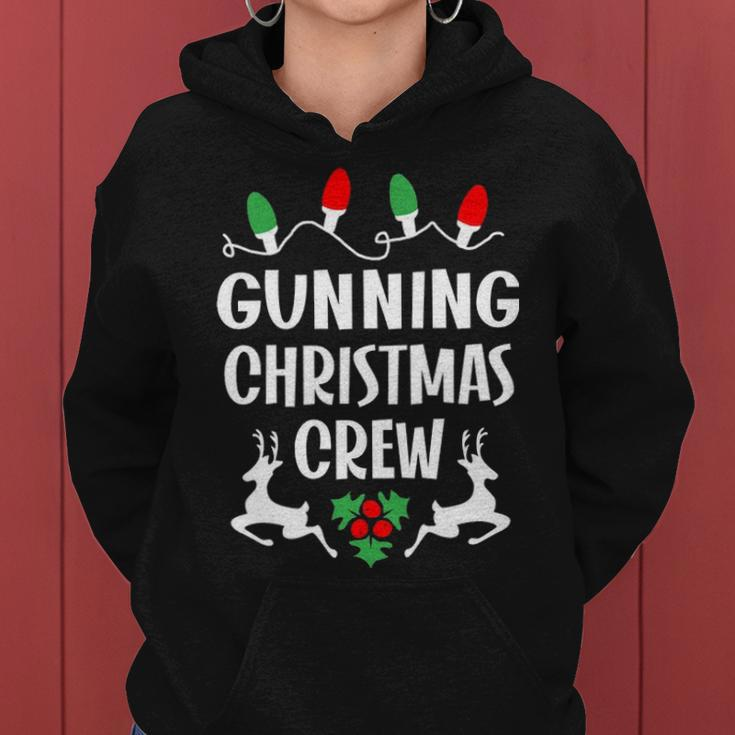 Gunning Name Gift Christmas Crew Gunning Women Hoodie
