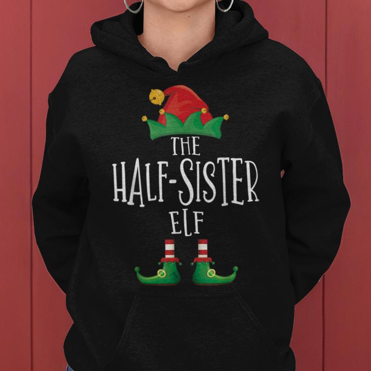 Half-Sister Elf Familie Passender Pyjama Weihnachten Elf Frauen Hoodie