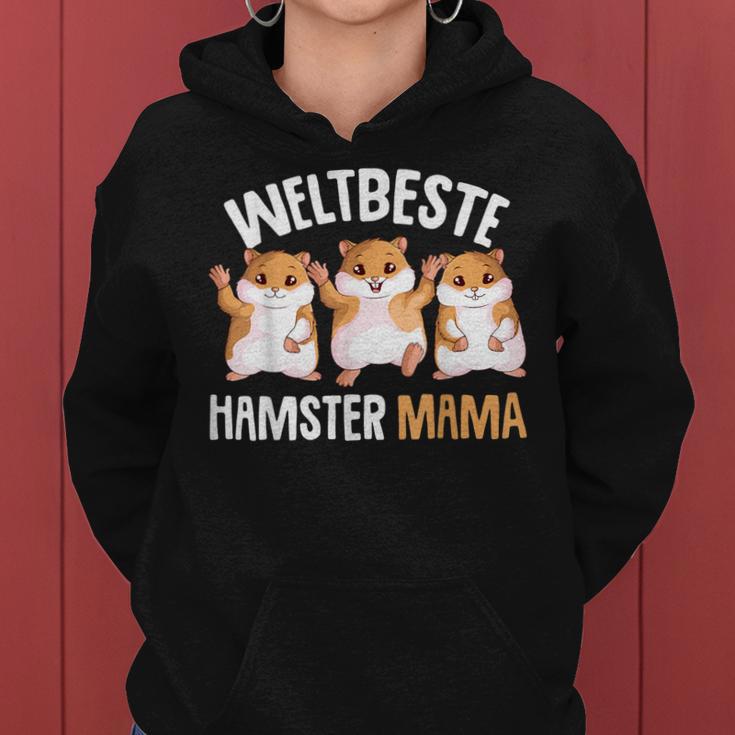 Hamster Mama Goldhamster Damen Mädchen Frauen Hoodie