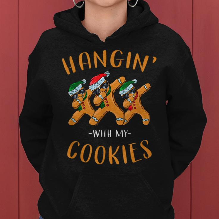 Hangin With My Cookies Lebkuchen-Weihnachtslehrer Lustig Frauen Hoodie