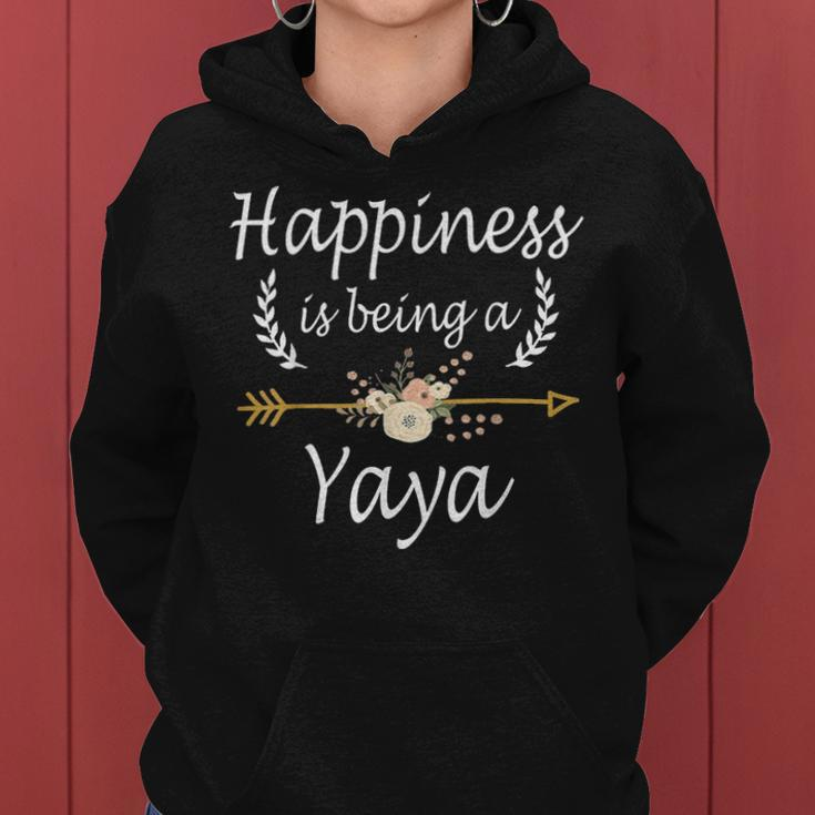 Happiness Is Being A Yaya Cute Mothers Day Gifts Women Hoodie