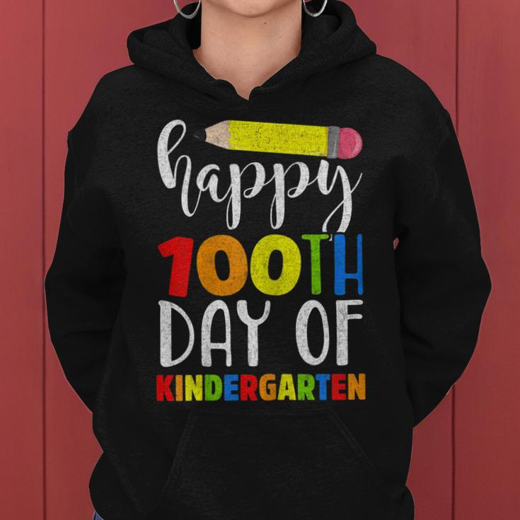 Happy 100Th Day Of Kindergarten Shirt For Teacher Or Child V2 Women Hoodie