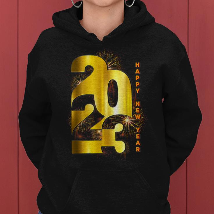 Happy New Year 2023 New Years Eve Party Supplies 2023 Women Hoodie Graphic Print Hooded Sweatshirt
