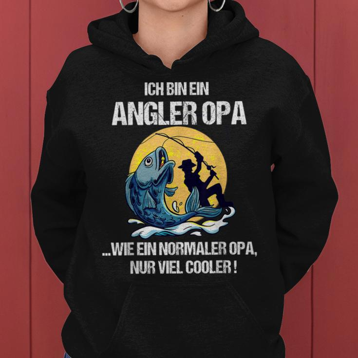 Herren Angler Angel Opa Papa Geburtstagsgeschenk Geschenkidee Frauen Hoodie