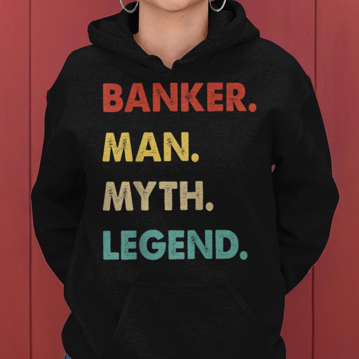 Herren Banker Mann Mythos Legende Frauen Hoodie