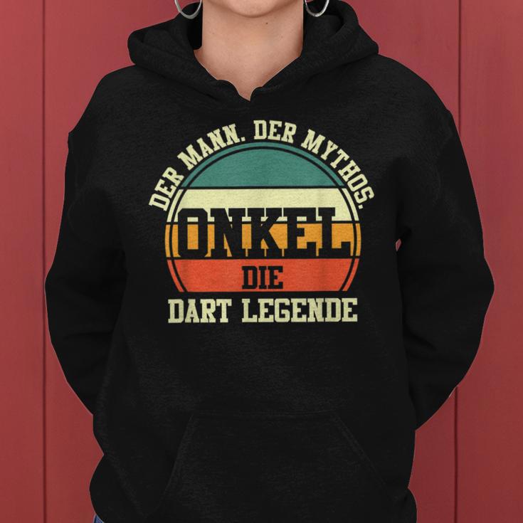 Herren Dart Onkel Dartsspieler Darts Frauen Hoodie