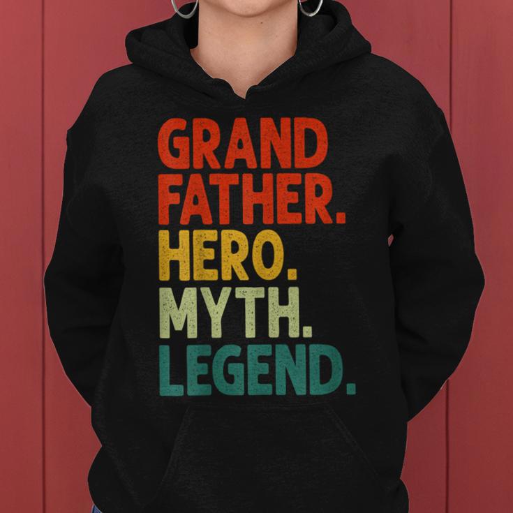 Herren Großvater Hero Myth Legend Retro Vintage Lustiger Opa Frauen Hoodie