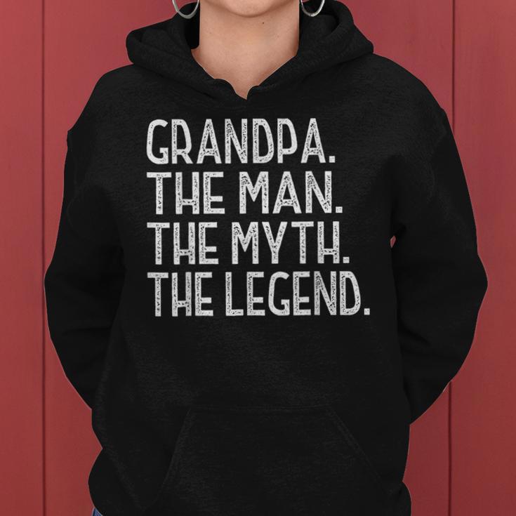 Herren Opa Der Mann Der Myth The Legend Großvater V4 Frauen Hoodie