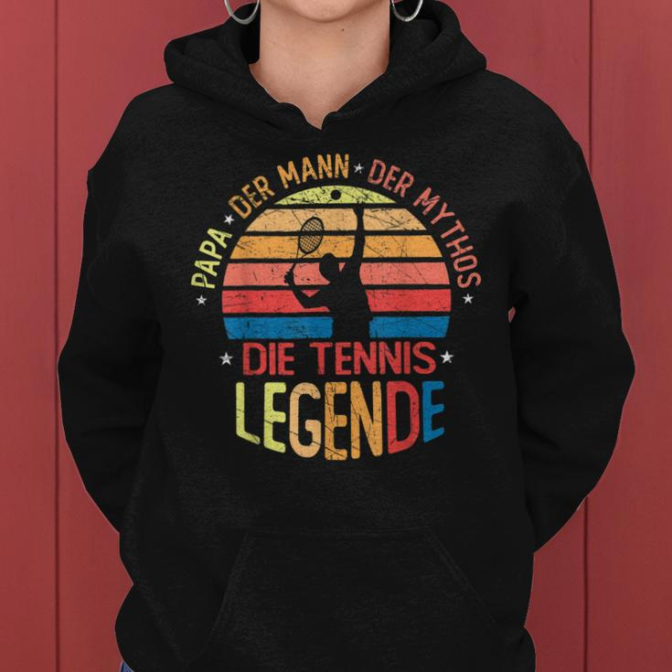 Herren Papa Tennis Legende Hoodie, Retro Design für Tennisspieler