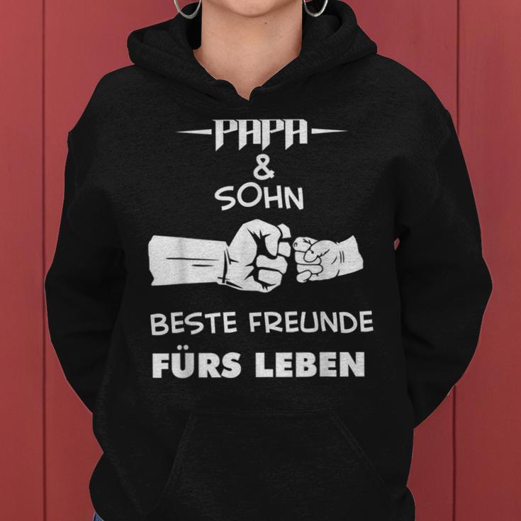 Herren Papa Vater Und Sohn Hände Geschenk Vatertag Geburtstag Frauen Hoodie