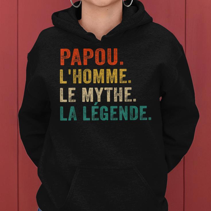 Herren Papou Lhomme Le Mythe Legende Vintage Papou Frauen Hoodie