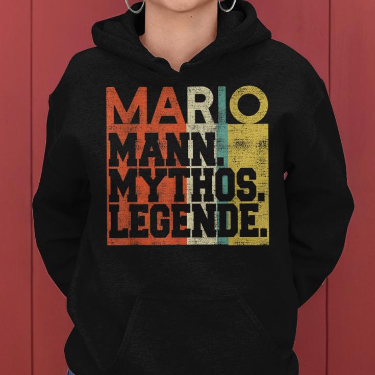 Herren Retro Mario Mann Mythos Legende Geburtstag Geschenk Frauen Hoodie