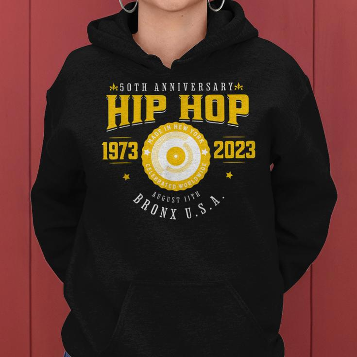 Hip Hop Music 50Th Anniversary Musician Birthday Born Day Women Hoodie