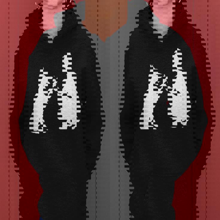Hund Und Frauchen Beste Freunde Frauen Hoodie