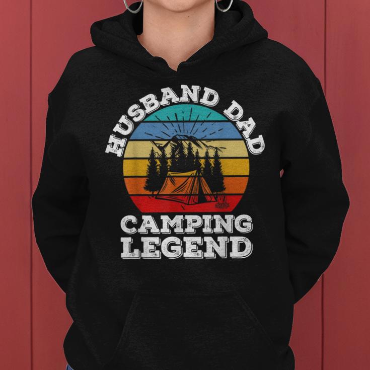 Husband Dad Camping Legend Frauen Hoodie