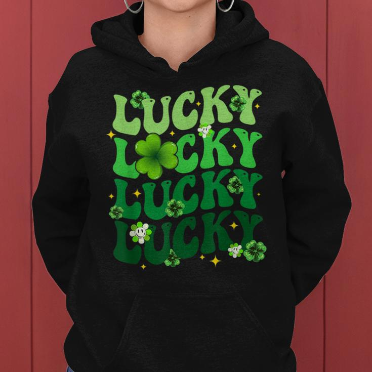Irish Lucky Shamrock Green Clover St Patricks Day Patricks Women Hoodie