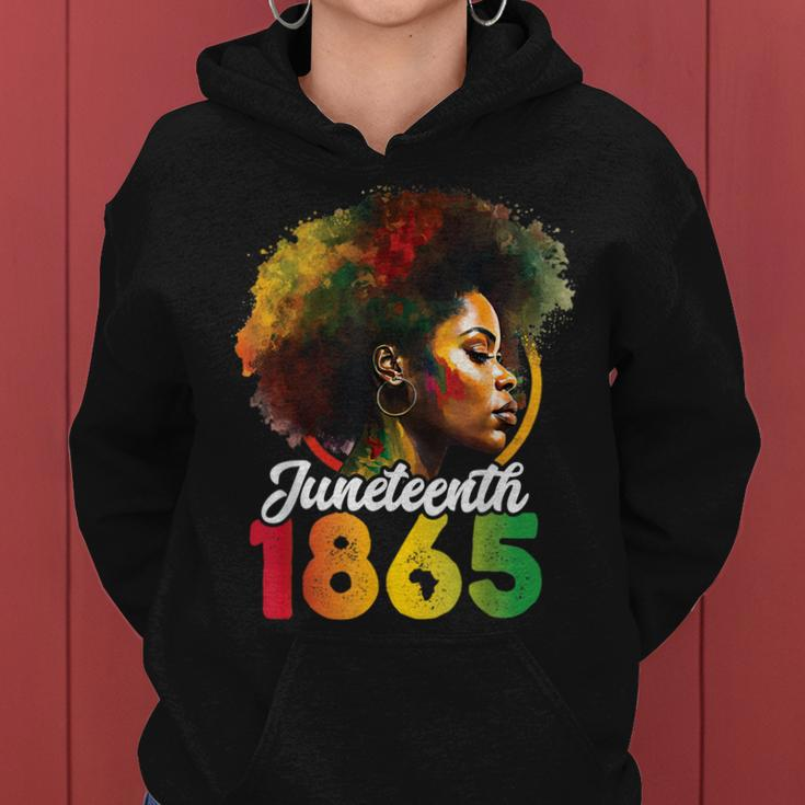 Junenth Is My Independence Day Womens Black Pride Women Hoodie