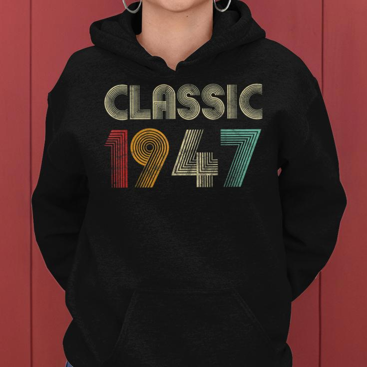 Klassisch 1947 Vintage 76 Geburtstag Geschenk Classic Frauen Hoodie