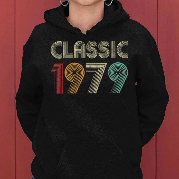 Klassisch 1979 Vintage 44 Geburtstag Geschenk Classic Frauen Hoodie