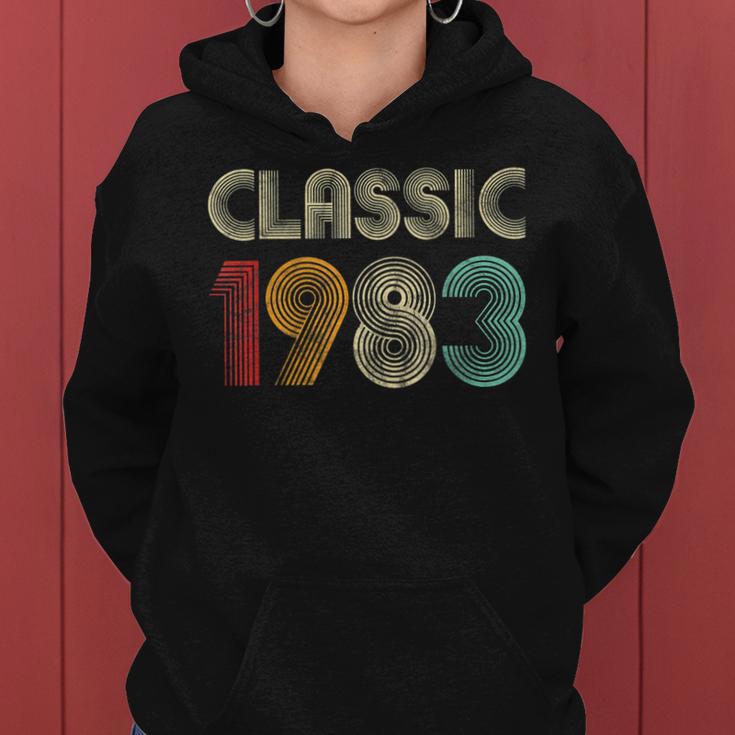 Klassisch 1983 Vintage 40 Geburtstag Geschenk Classic Frauen Hoodie