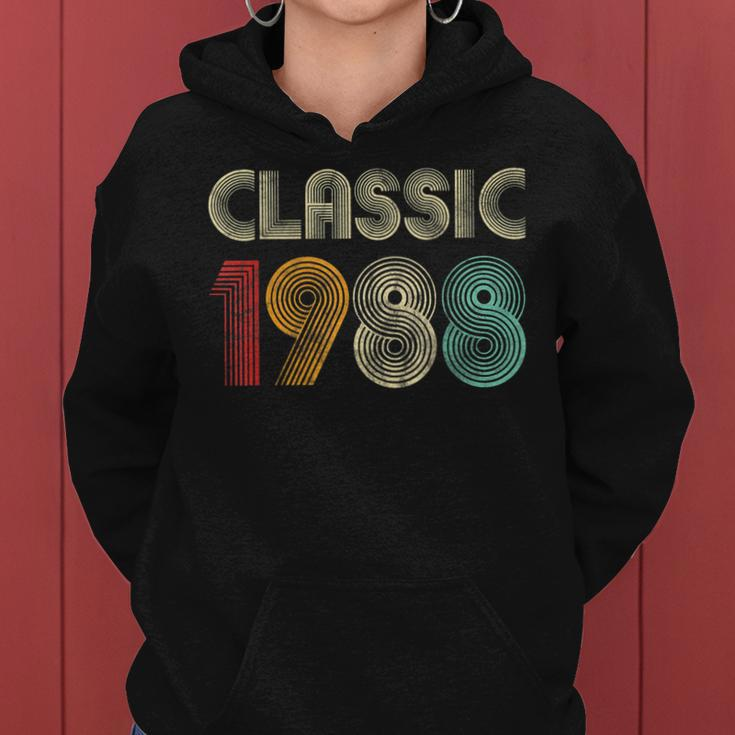 Klassisch 1988 Vintage 35 Geburtstag Geschenk Classic Frauen Hoodie