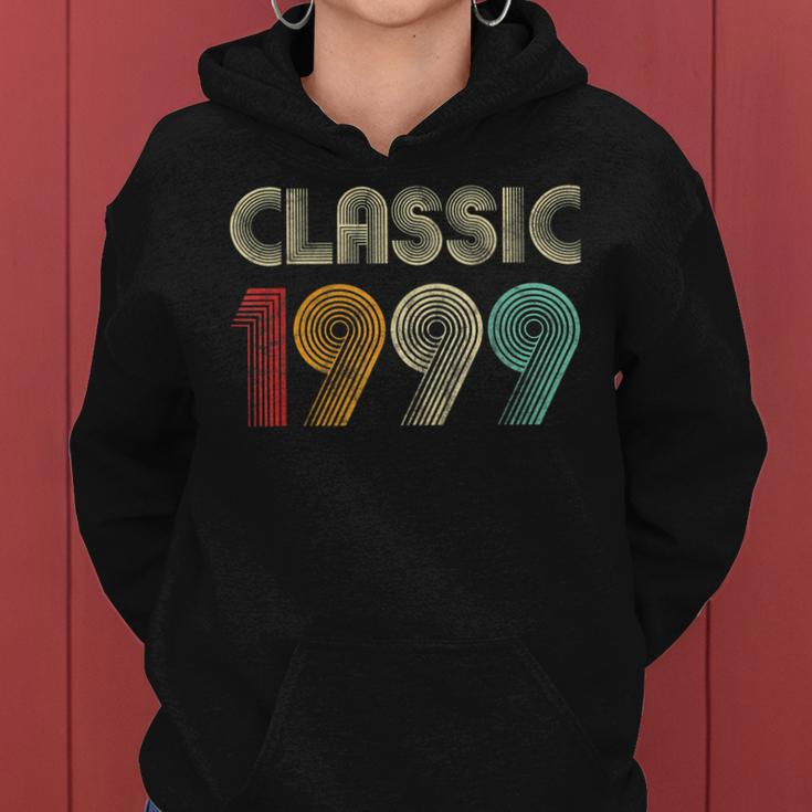 Klassisch 1999 Vintage 24 Geburtstag Geschenk Classic Frauen Hoodie