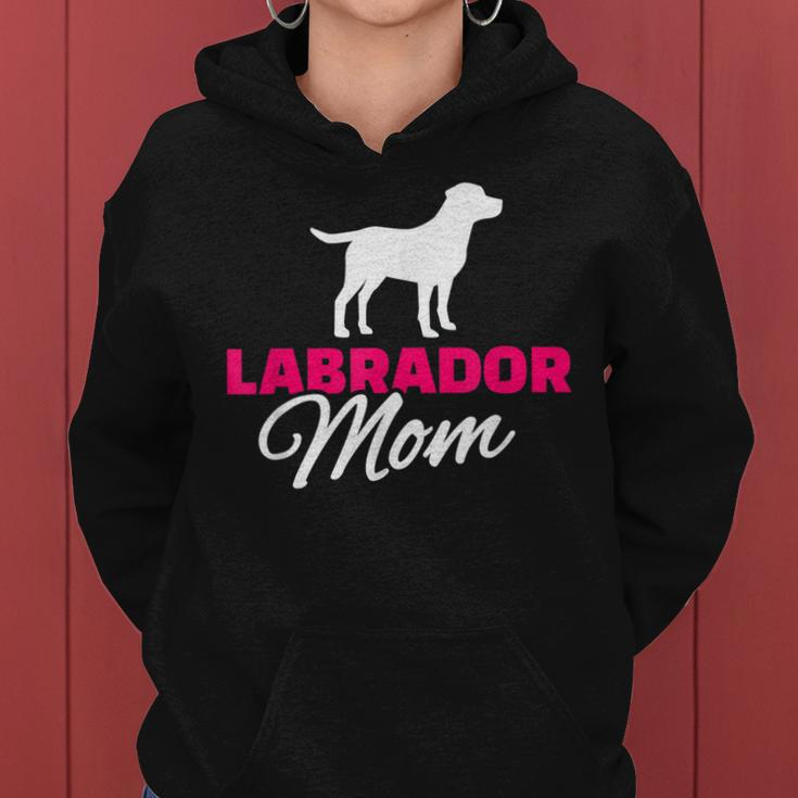 Labrador Mom Hoodie mit Hunde-Silhouette, Ideal für Hundefreundinnen
