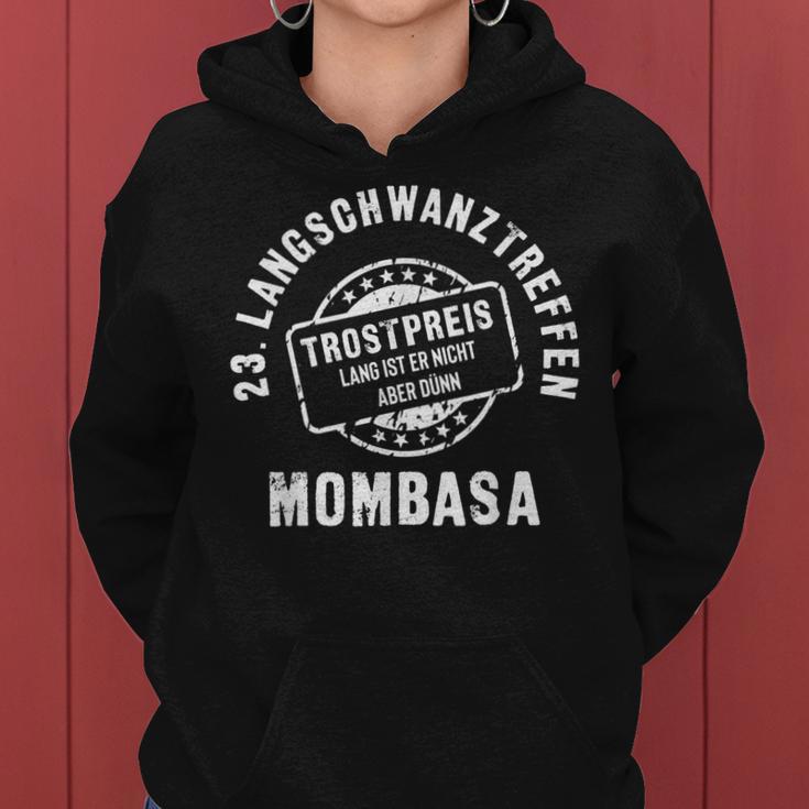 Langschwanztreffen In Mombasa Trostpreis Lustiges Frauen Hoodie