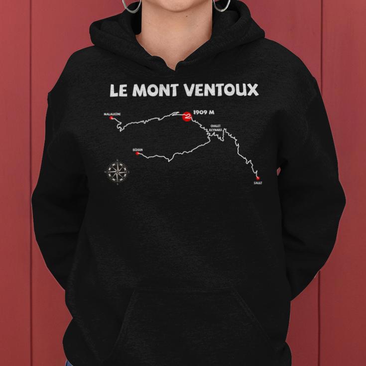 Le Mont Ventoux Serpentinen France Radsport Frauen Hoodie