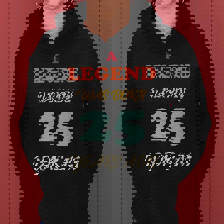 A Legend Was Born Jahrestag Vintage Farben Frauen Hoodie