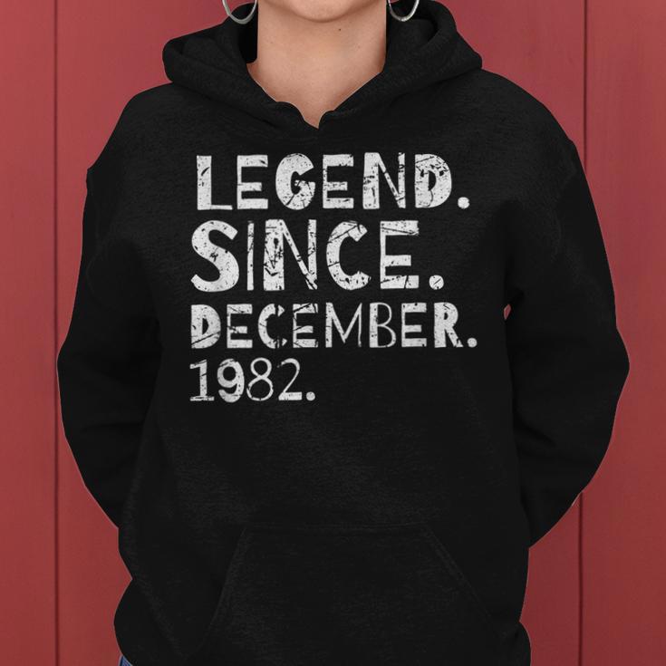 Legend Since December 1982 Geburtstagsfeier Frau Ehemann Frauen Hoodie