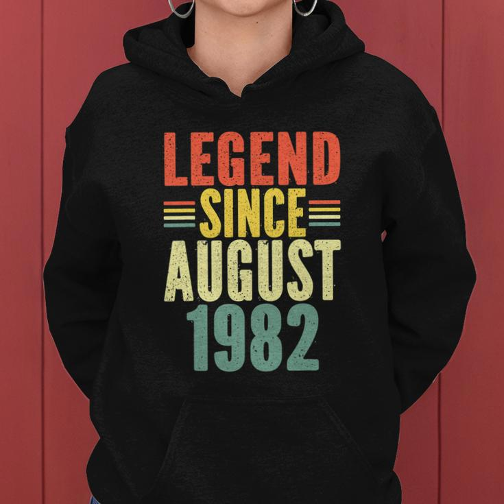 Legend Since August 1982 Awesome Funny Birthday Women Hoodie