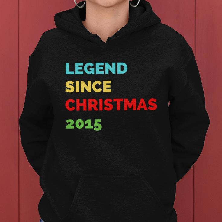 Legend Since Christmas 2015 Funny Quote Birthday Women Hoodie