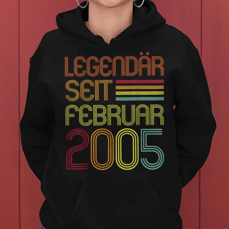 Legendär Seit Februar 2005 Geschenk 18 Geburtstag Frauen Hoodie