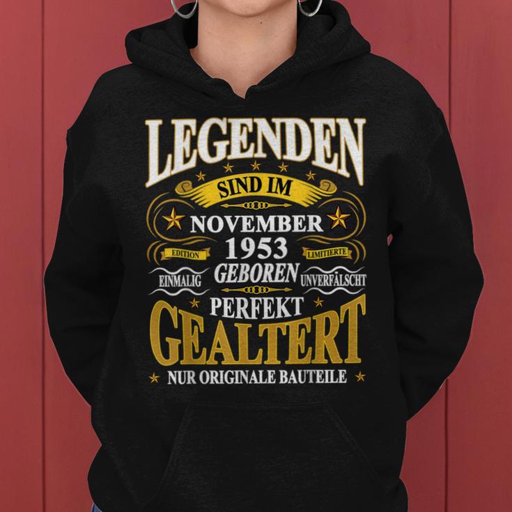 Legenden 1953 November Geburt, 70. Lustiges Geburtstag Hoodie