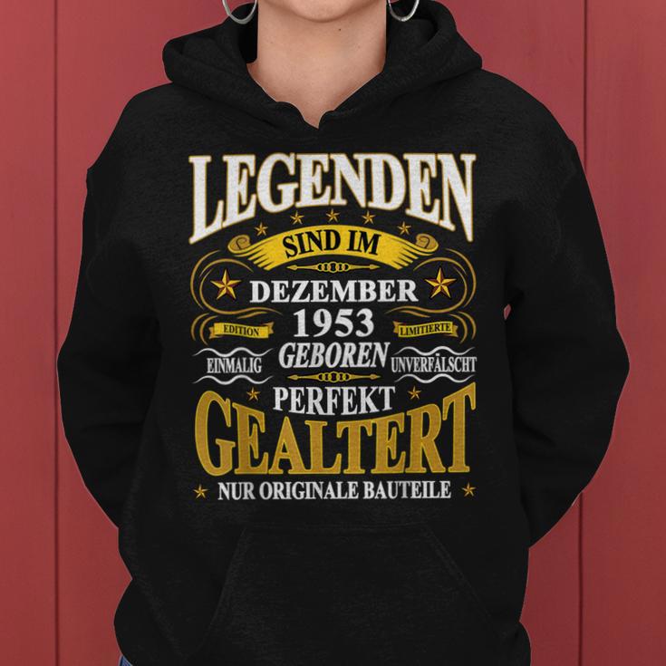 Legenden Dezember 1953 Geburtstag Hoodie, Lustiges 70. Jubiläums Tee