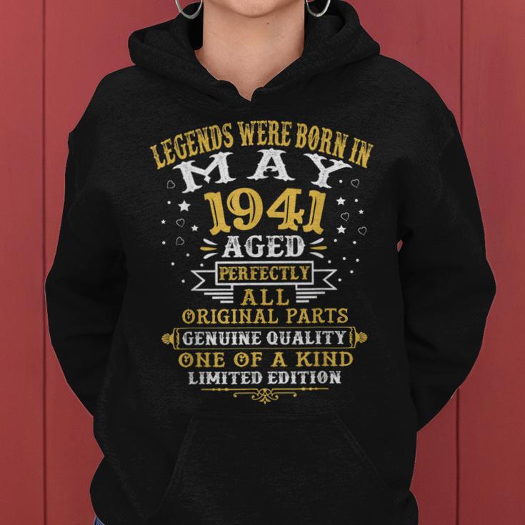 Legenden Mai 1941 Geburtstag Hoodie, 81 Jahre Retro Design