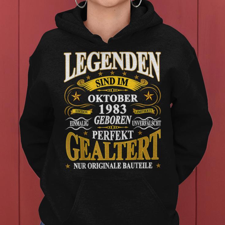 Legenden Sind Im Oktober 1983 Geboren 40 Geburtstag Lustig Frauen Hoodie