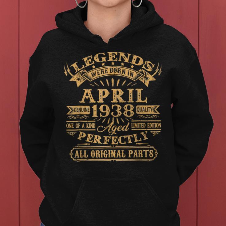 Legenden Wurden Im April 1938 Geschenk 85 Geburtstag Mann V9 Frauen Hoodie